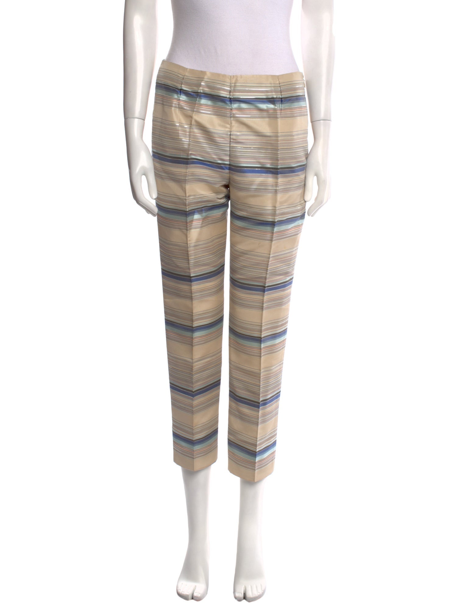 Michael Kors Silk Straight Leg Pants