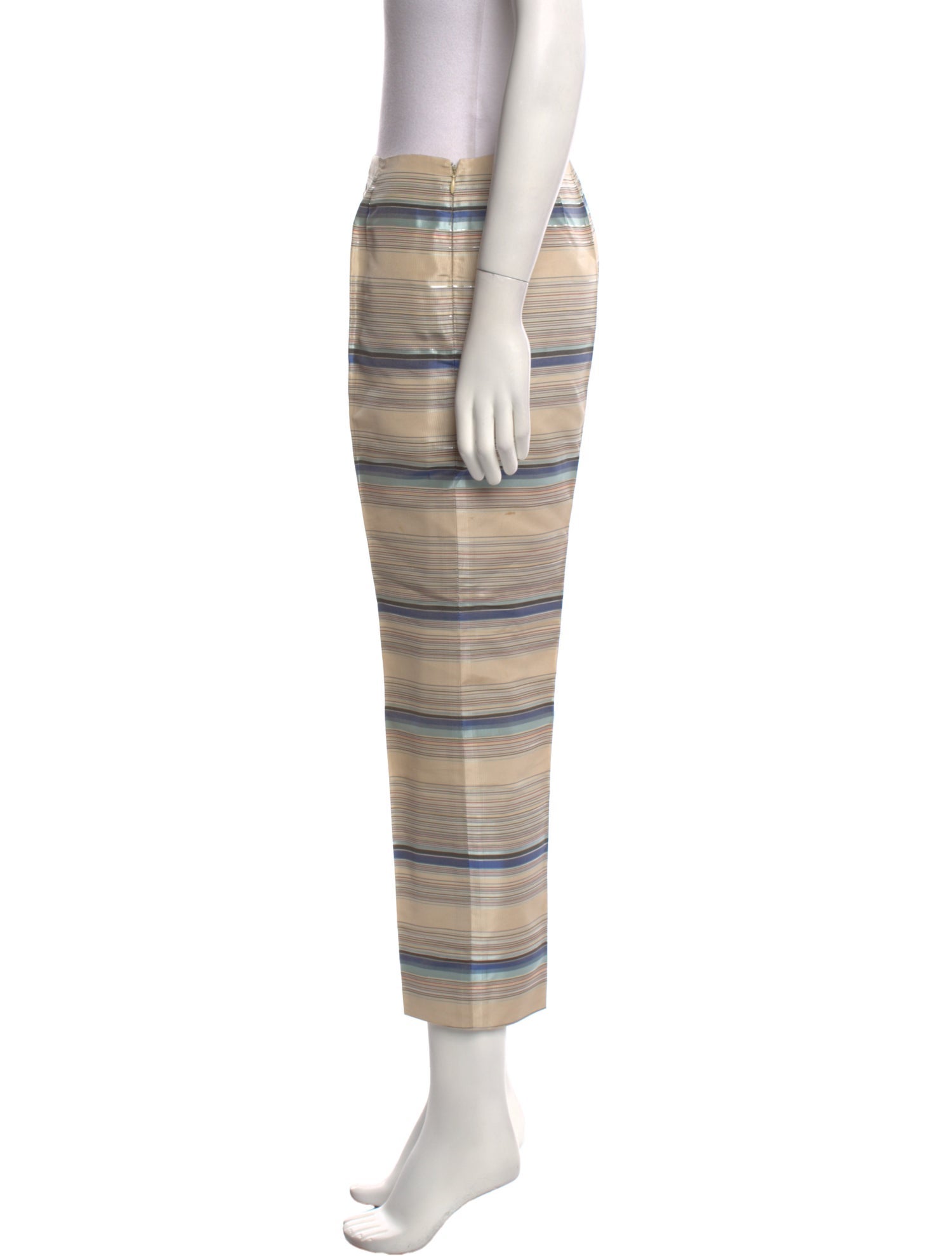 Michael Kors Silk Straight Leg Pants