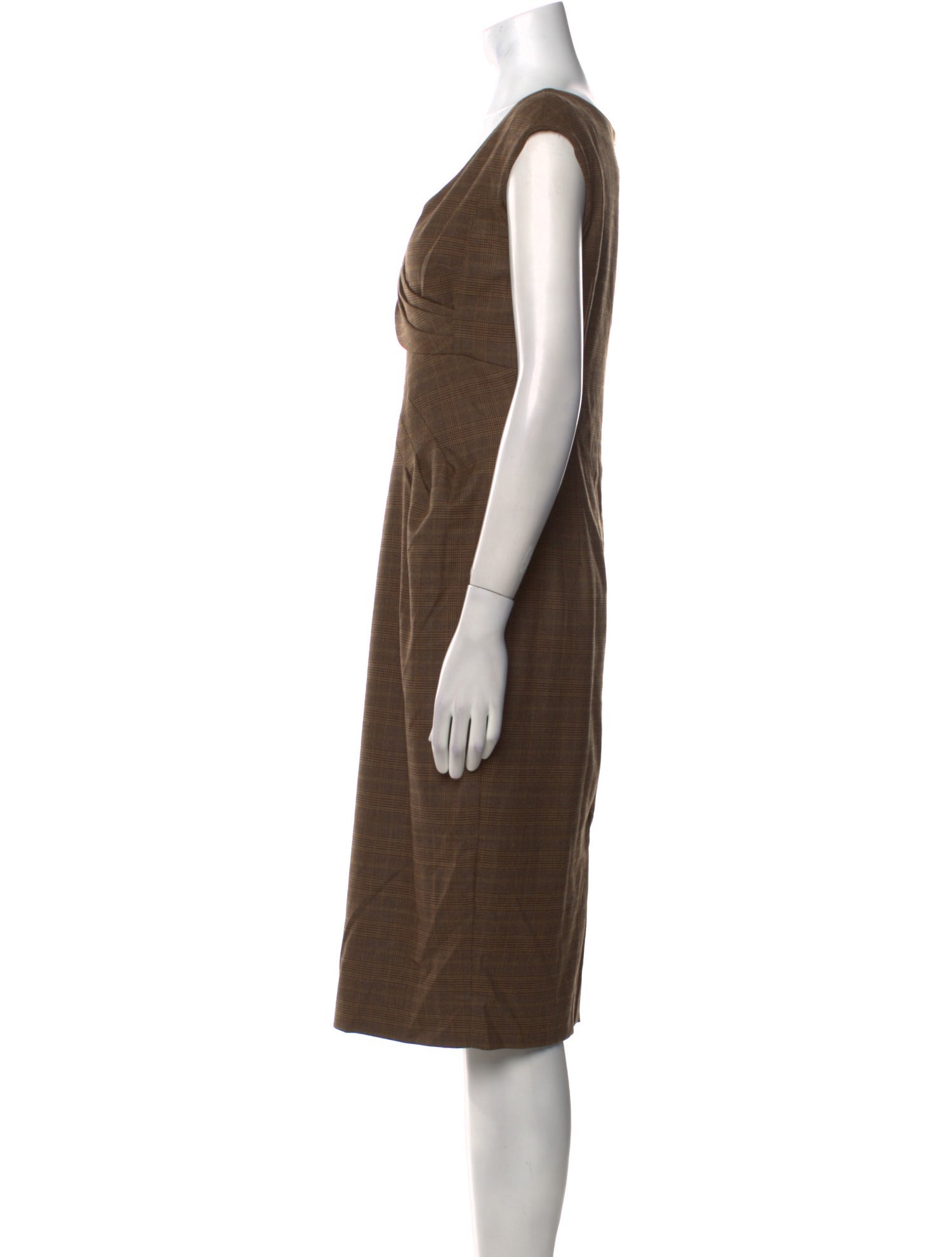 Michael Kors Virgin Wool Knee-Length Dress