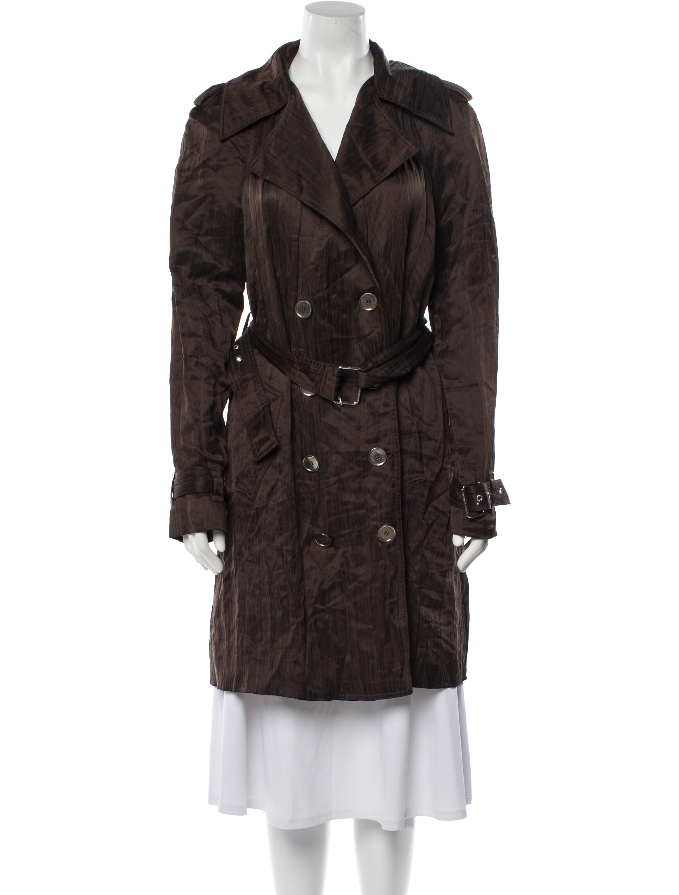 Michael Kors Linen Trench Coat