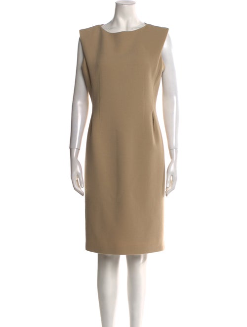 Michael Kors Bateau Neckline Knee-Length Dress