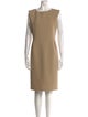 Michael Kors Bateau Neckline Knee-Length Dress
