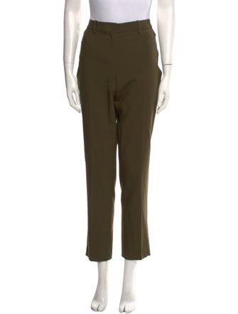 Michael Kors Virgin Wool Straight Leg Pants