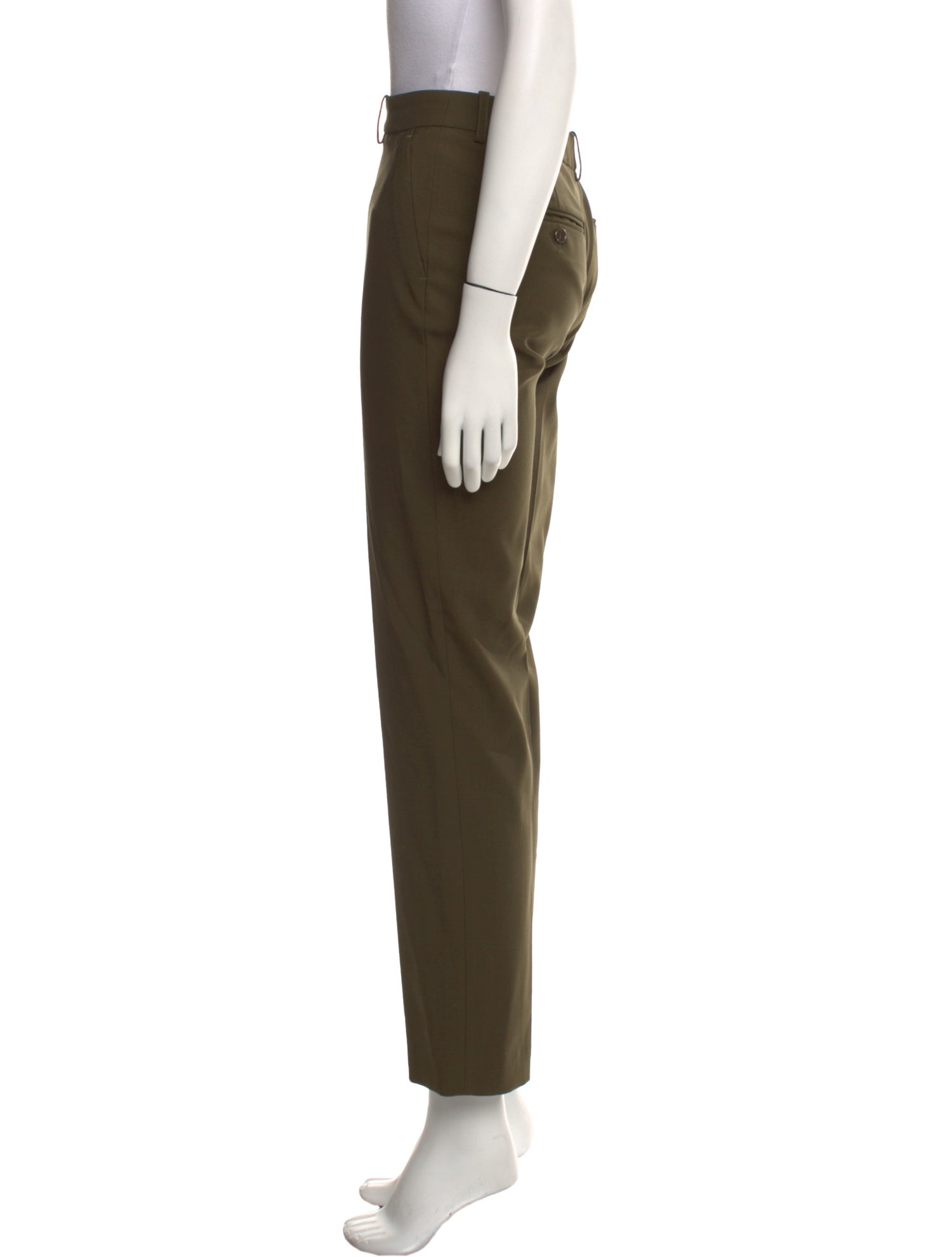 Michael Kors Virgin Wool Straight Leg Pants