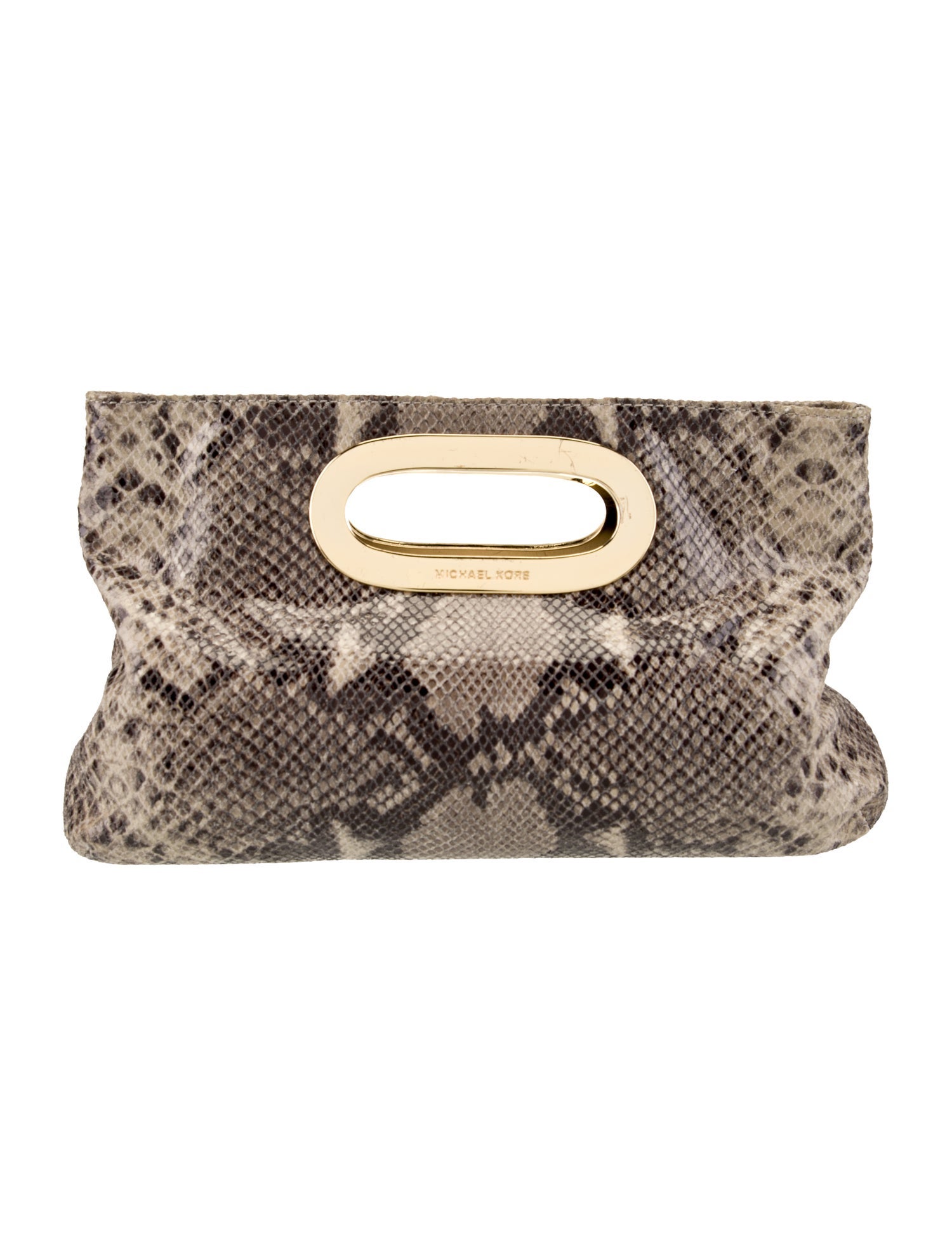 Michael Michael Kors Embossed Leather Top Handle Bag