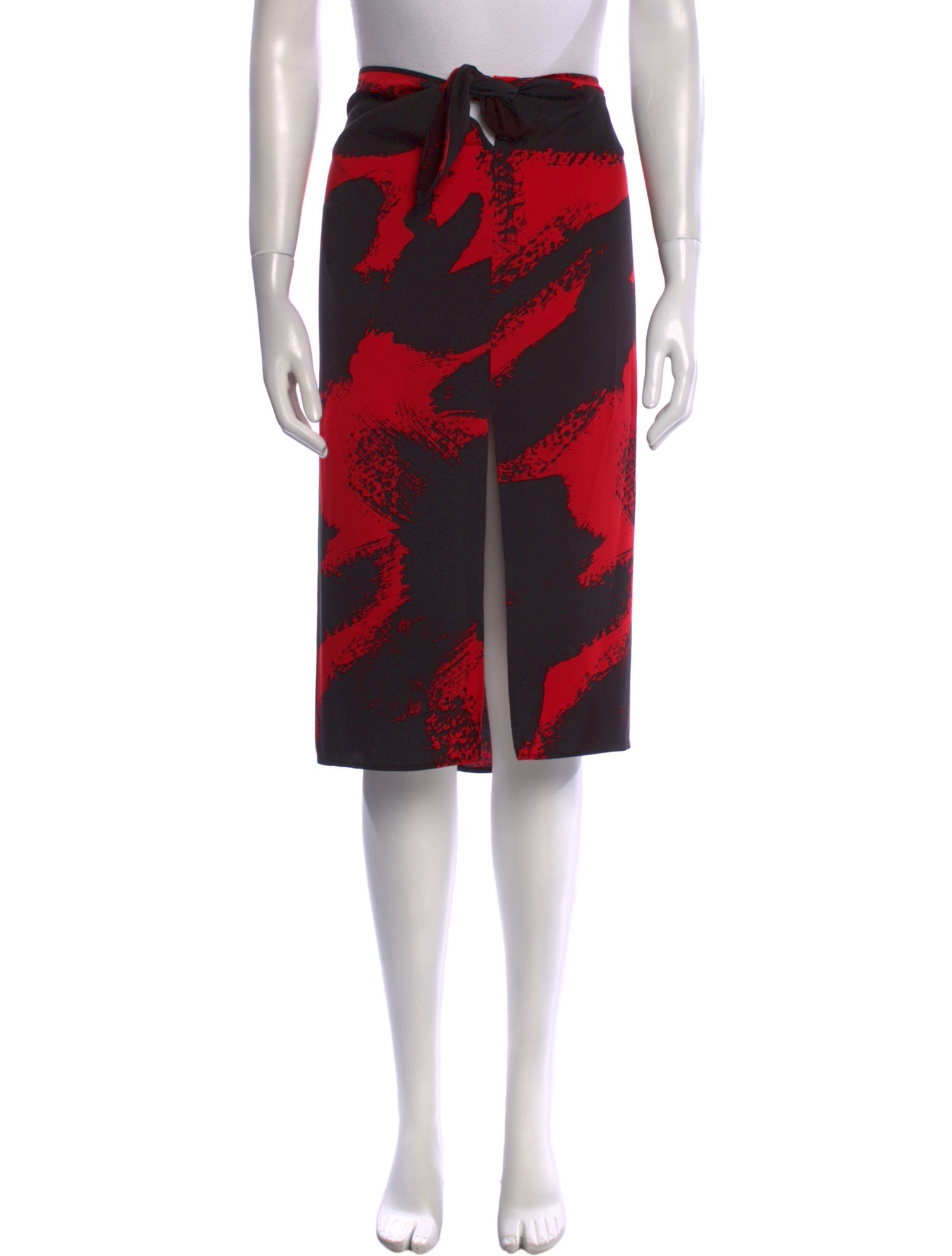 Michael Kors Silk Knee-Length Skirt