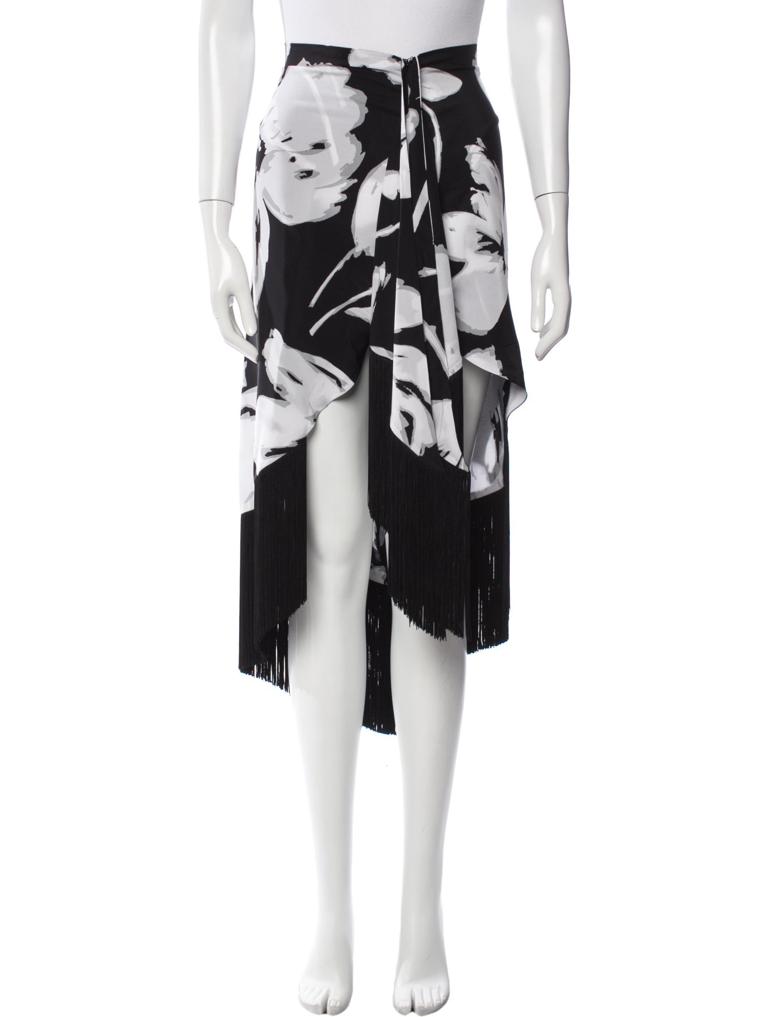 Michael Kors Silk Midi Length Skirt