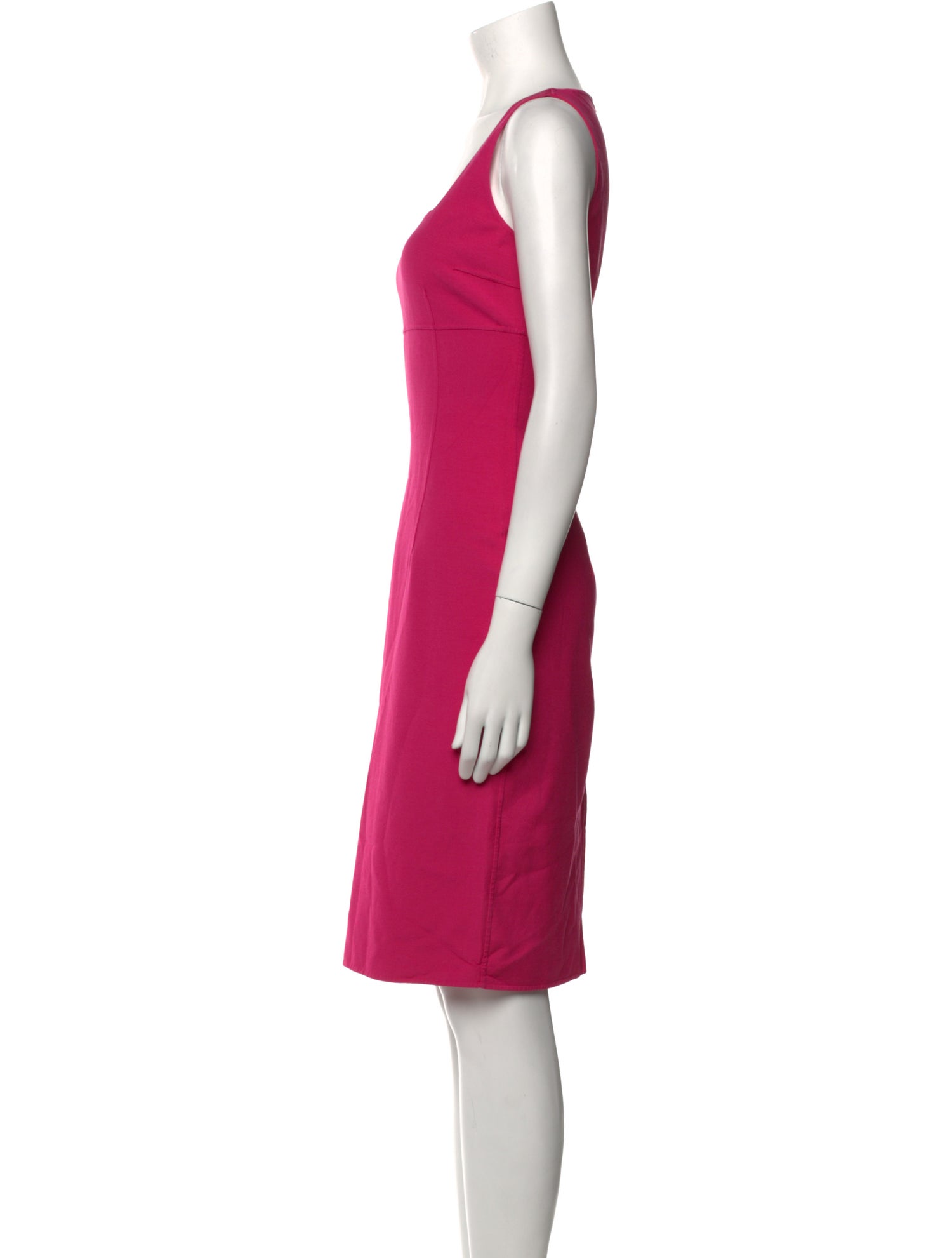 Michael Kors Square Neckline Knee-Length Dress