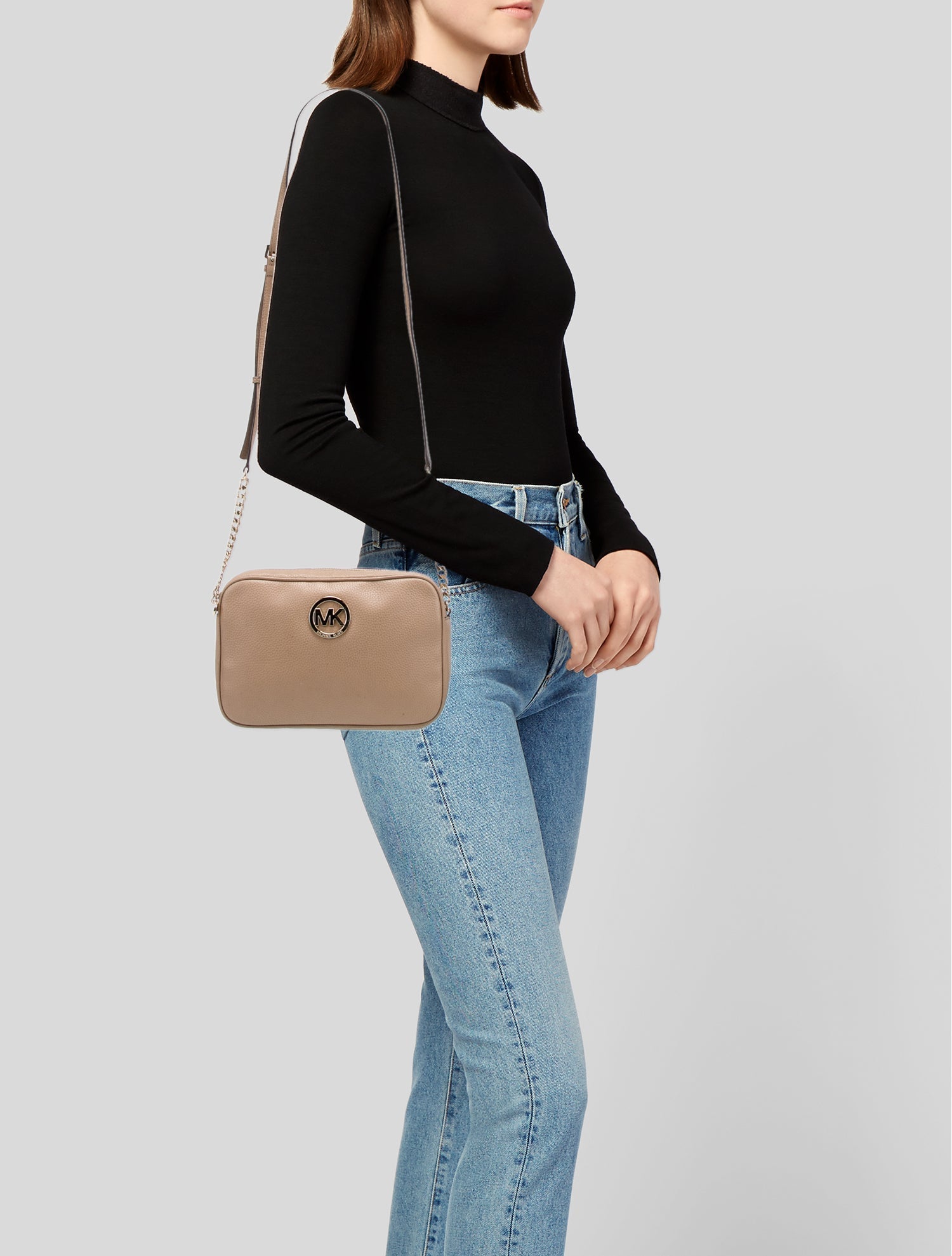 Michael Kors Leather Crossbody Bag