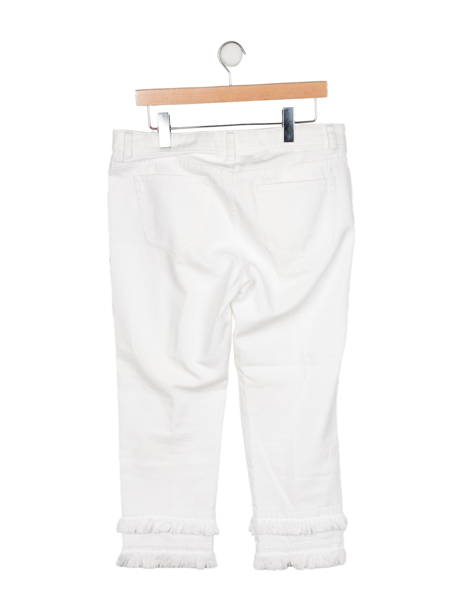 Michael Kors Mid-Rise Straight Leg Jeans