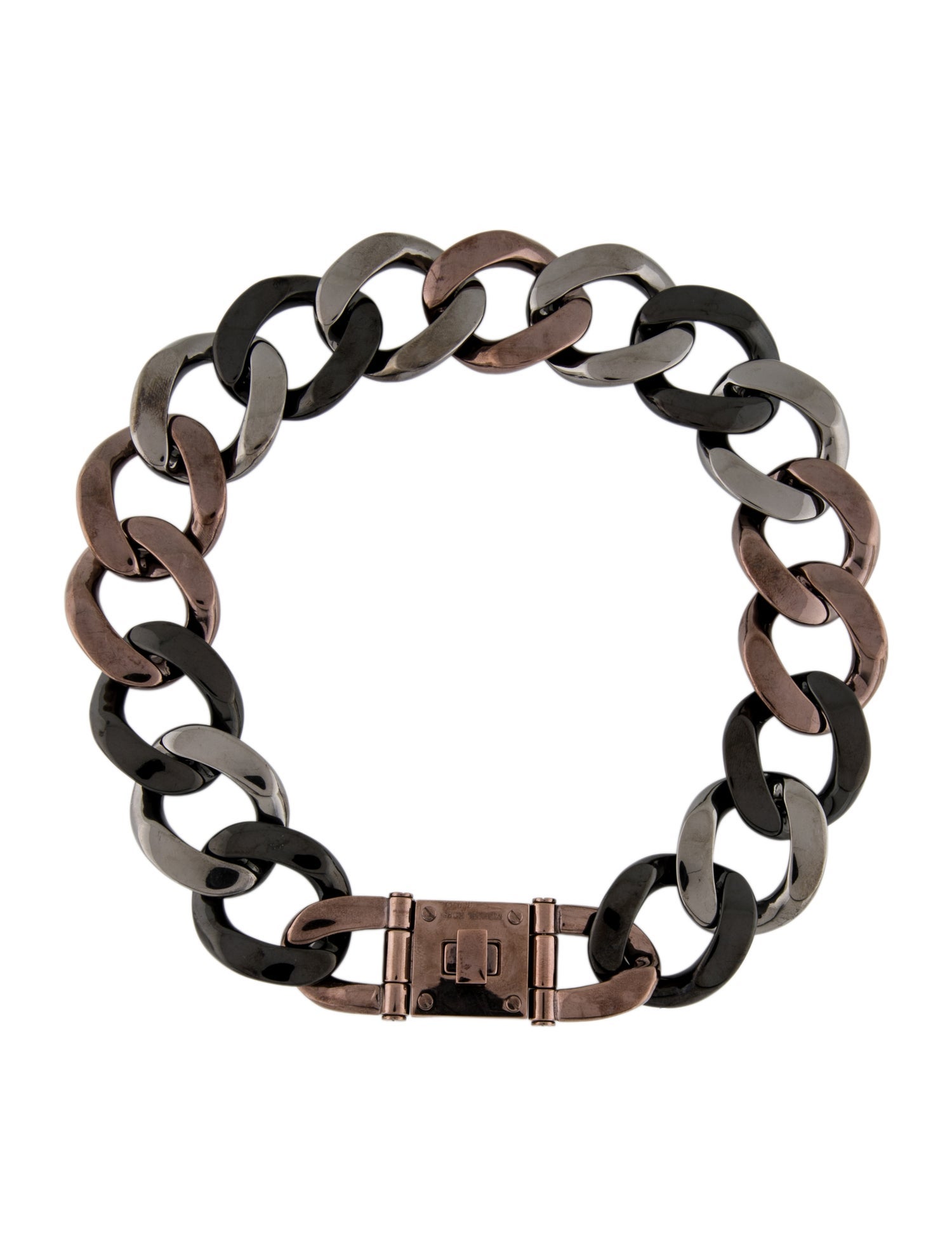Michael Kors Enamel Curb Chain Necklace