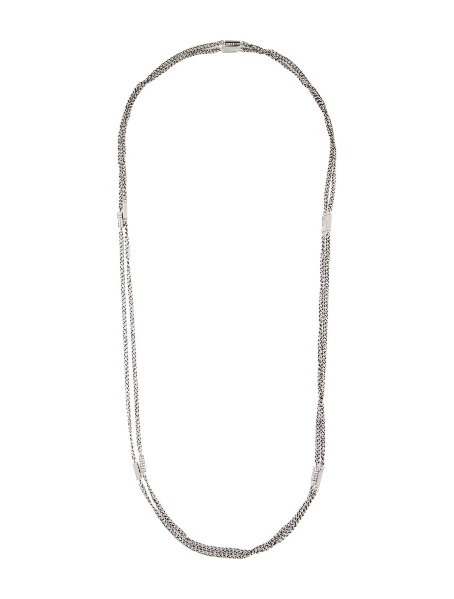 Michael Kors Crystal Bar Station Necklace