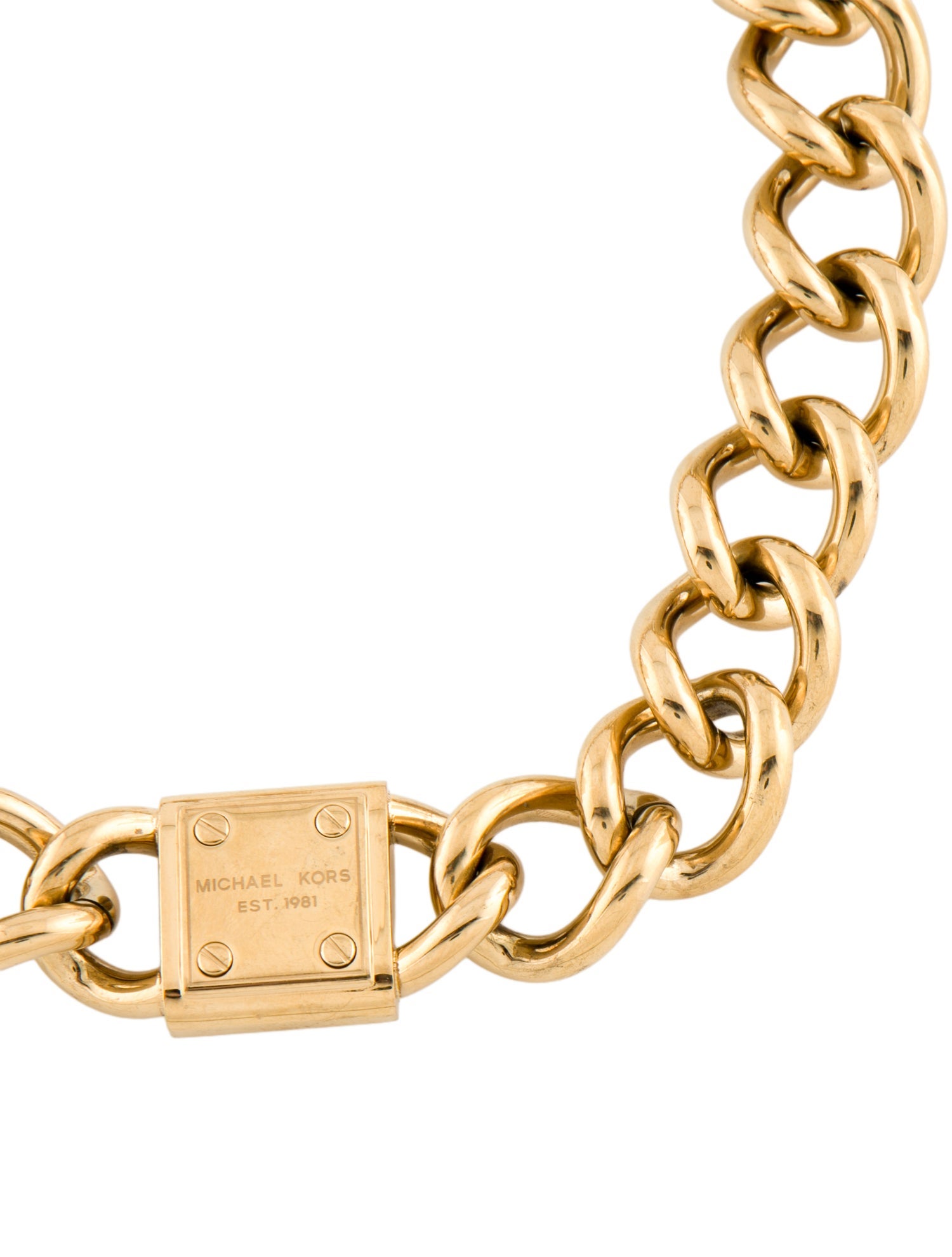 Michael Kors Chunky Toggle Link Necklace