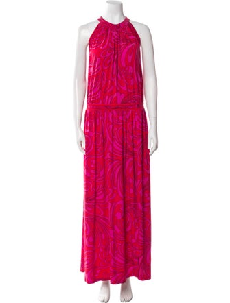 Michael Kors Paisley Print Long Dress