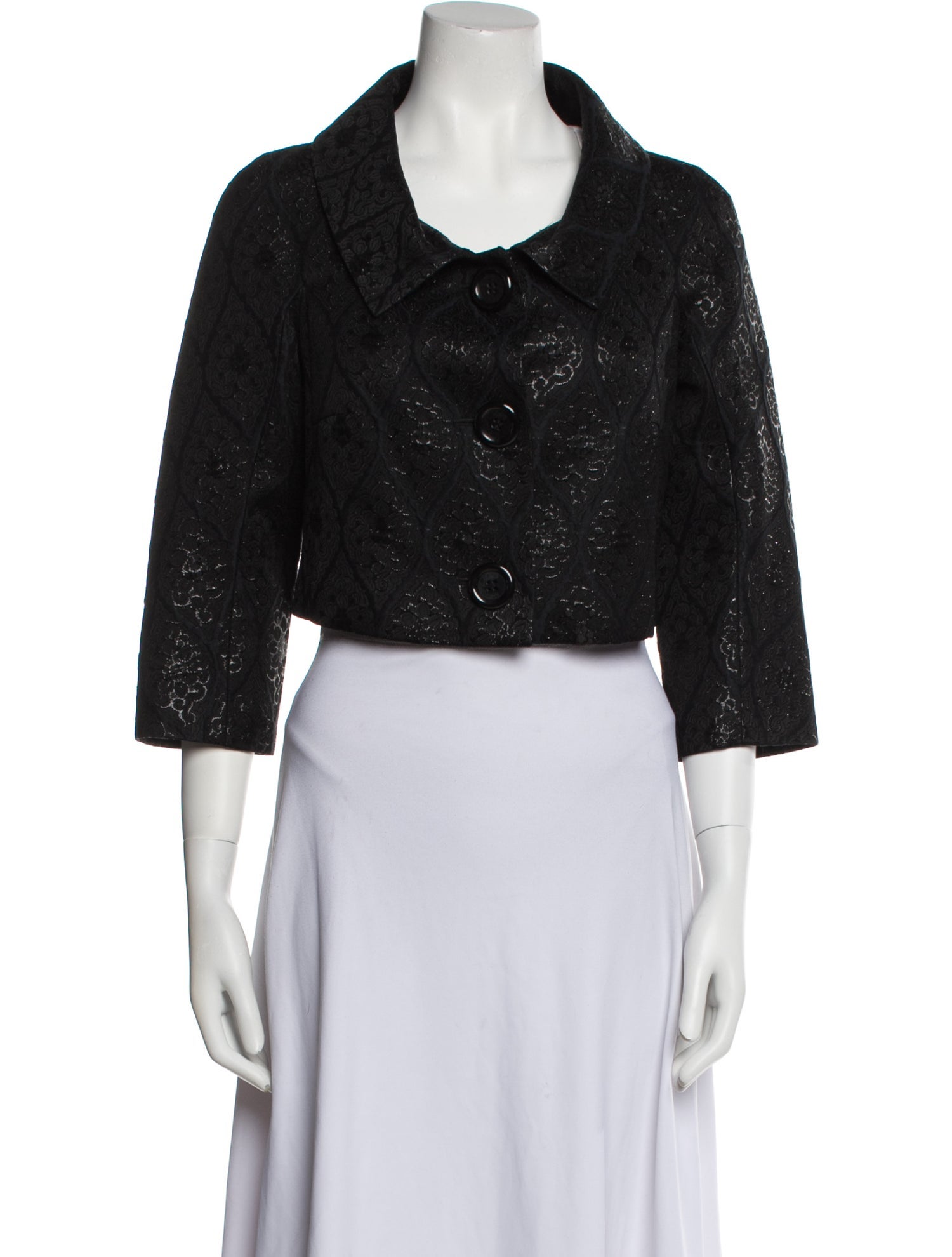 Michael Kors Tweed Pattern Evening Jacket