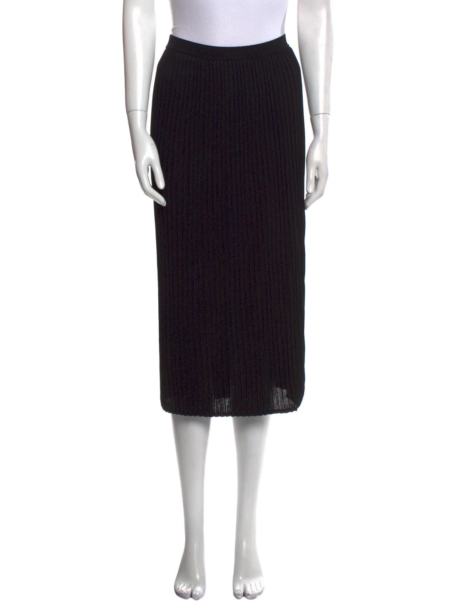 Michael Kors Pleated Accents Knee-Length Skirt