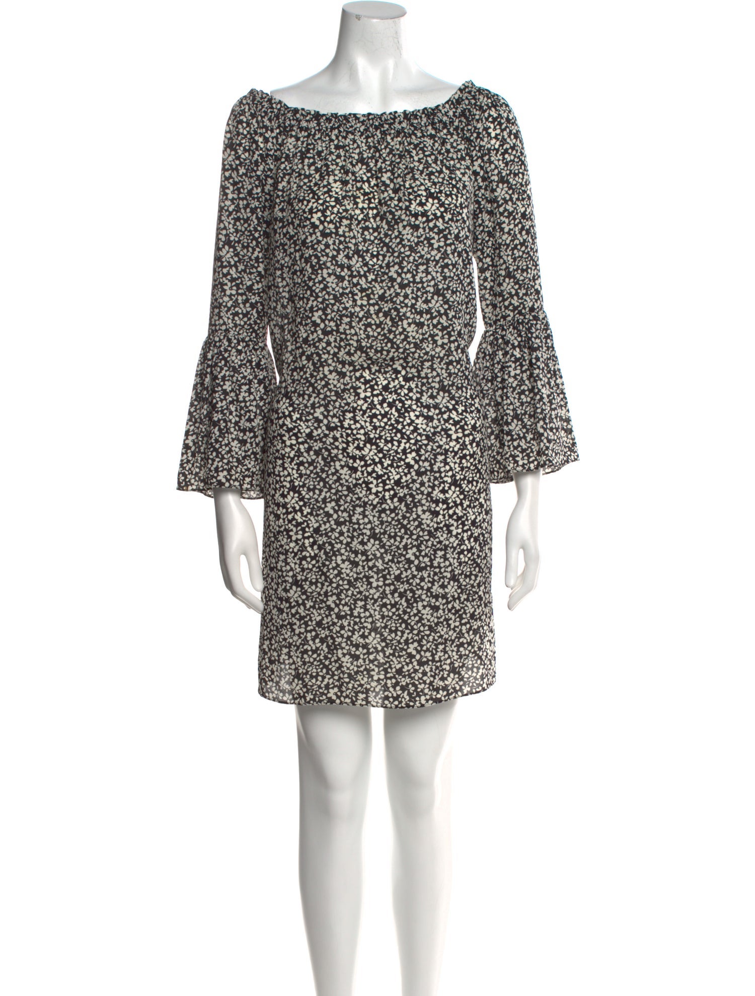 Michael Kors Floral Print Mini Dress