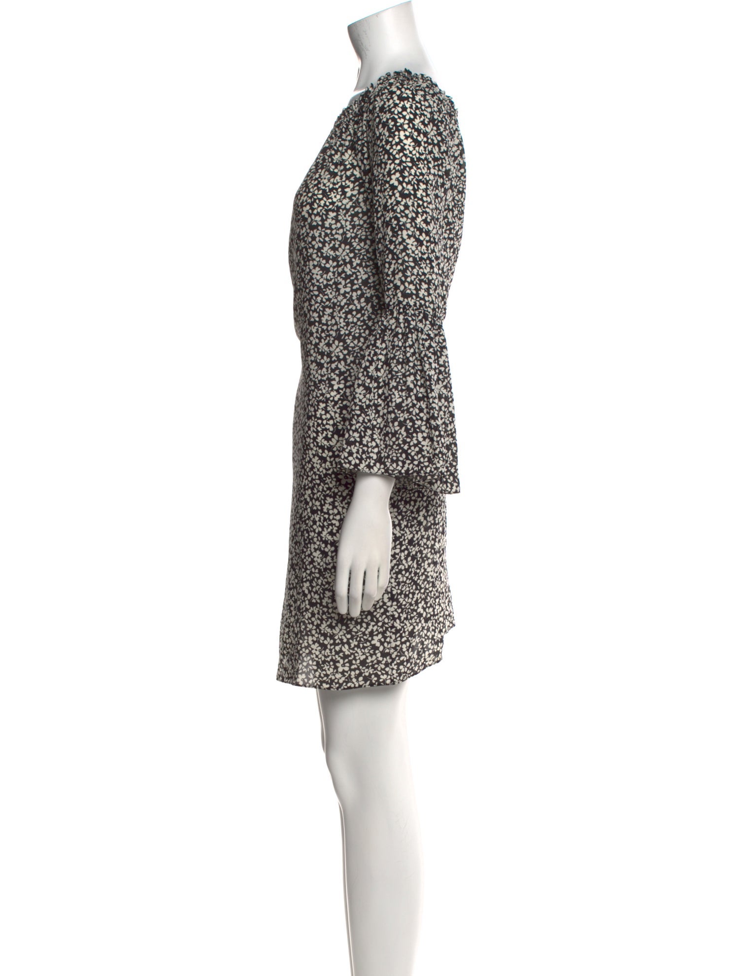 Michael Kors Floral Print Mini Dress