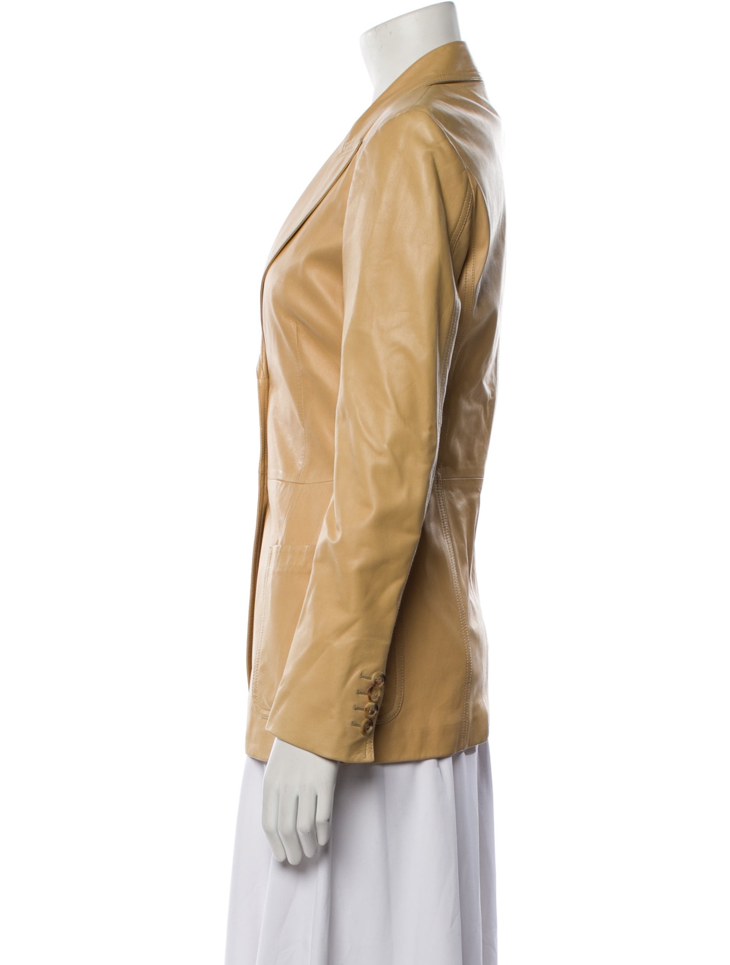 Michael Kors Leather Blazer