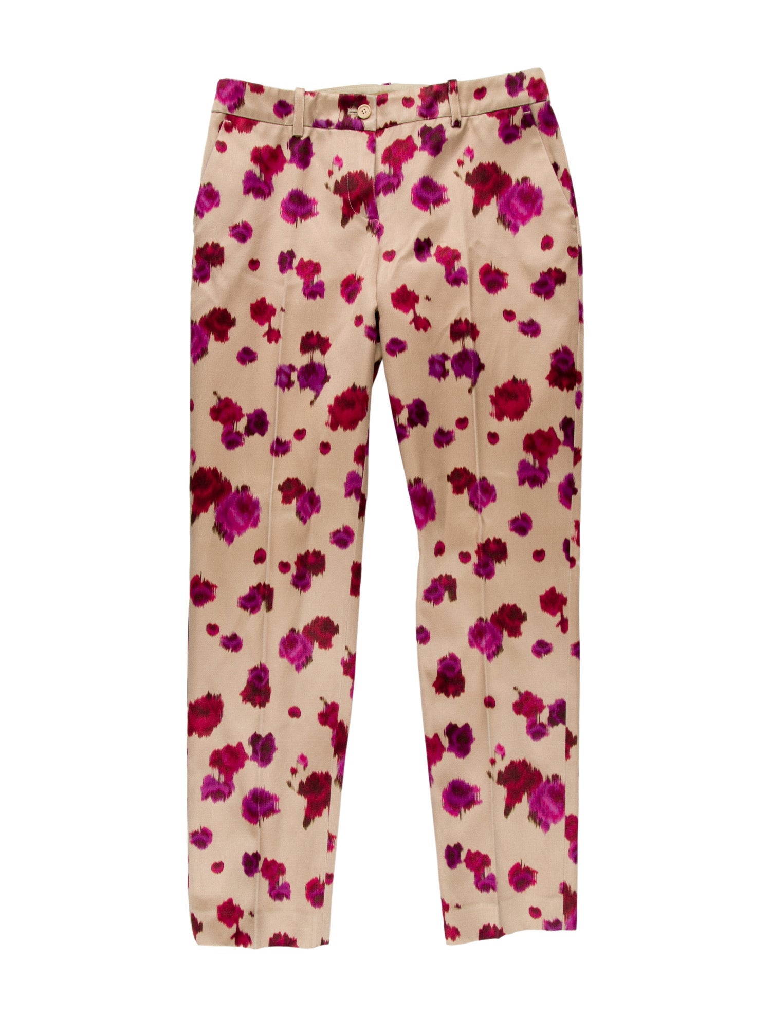 Michael Kors Floral Print Skinny Leg Pants