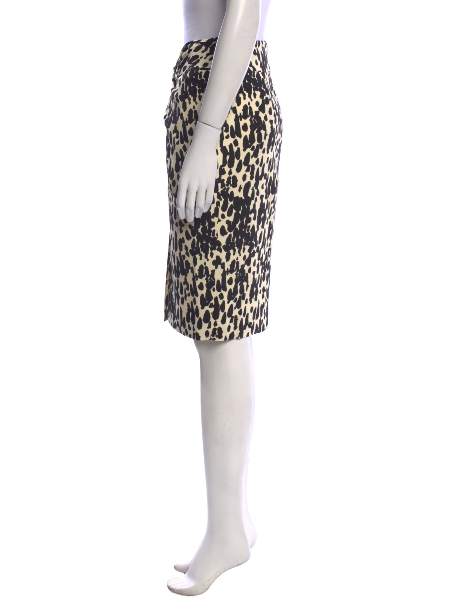 Michael Kors Animal Print Knee-Length Skirt