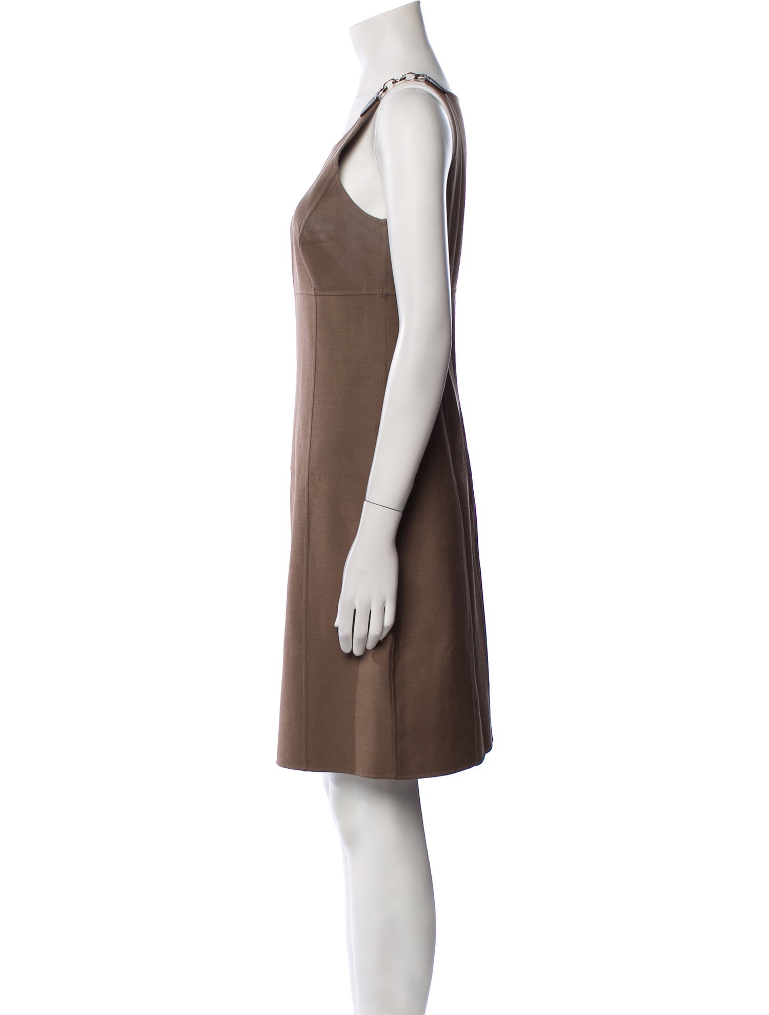 Michael Kors Scoop Neck Mini Dress