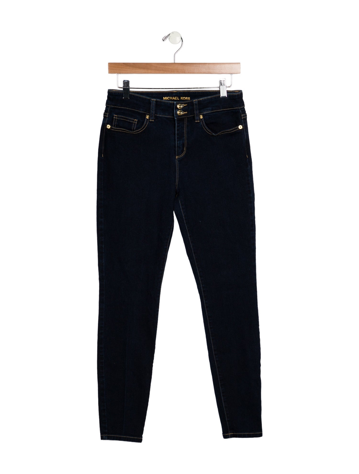Michael Kors Mid-Rise Skinny Leg Jeans