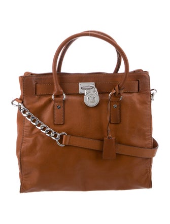 Michael Michael Kors Leather Top Handle Bag