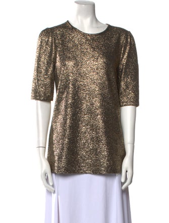 Michael Kors Scoop Neck Short Sleeve Top