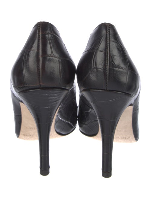 Michael Kors Quilted Pattern Leather Pumps