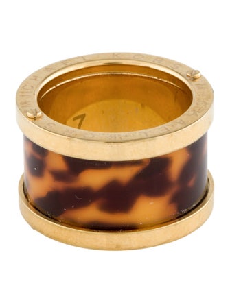Michael Kors Resin Tortoise Cocktail Ring