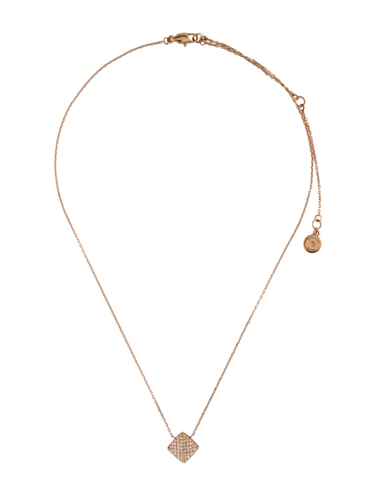 Michael Kors Crystal Pendant Necklaces