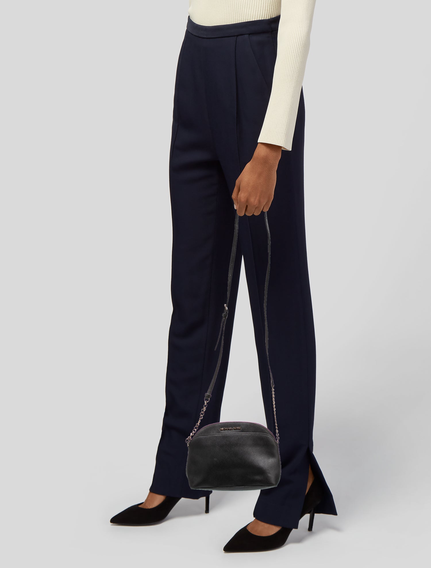 Michael Kors Leather Crossbody Bag