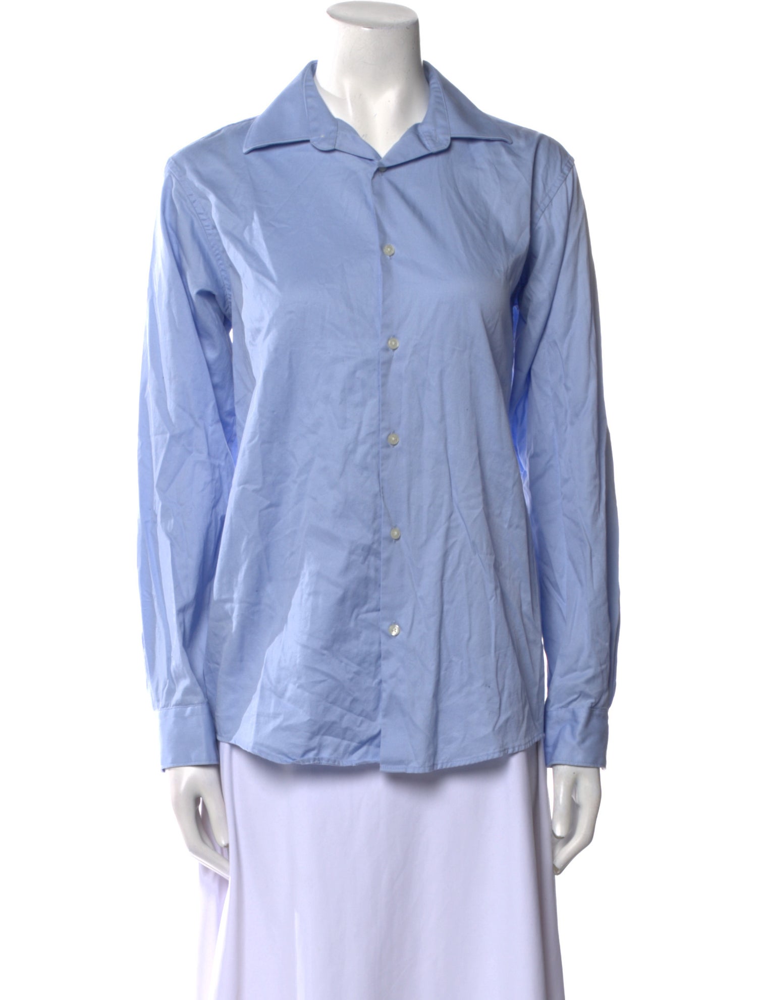 Michael Kors Long Sleeve Button-Up Top
