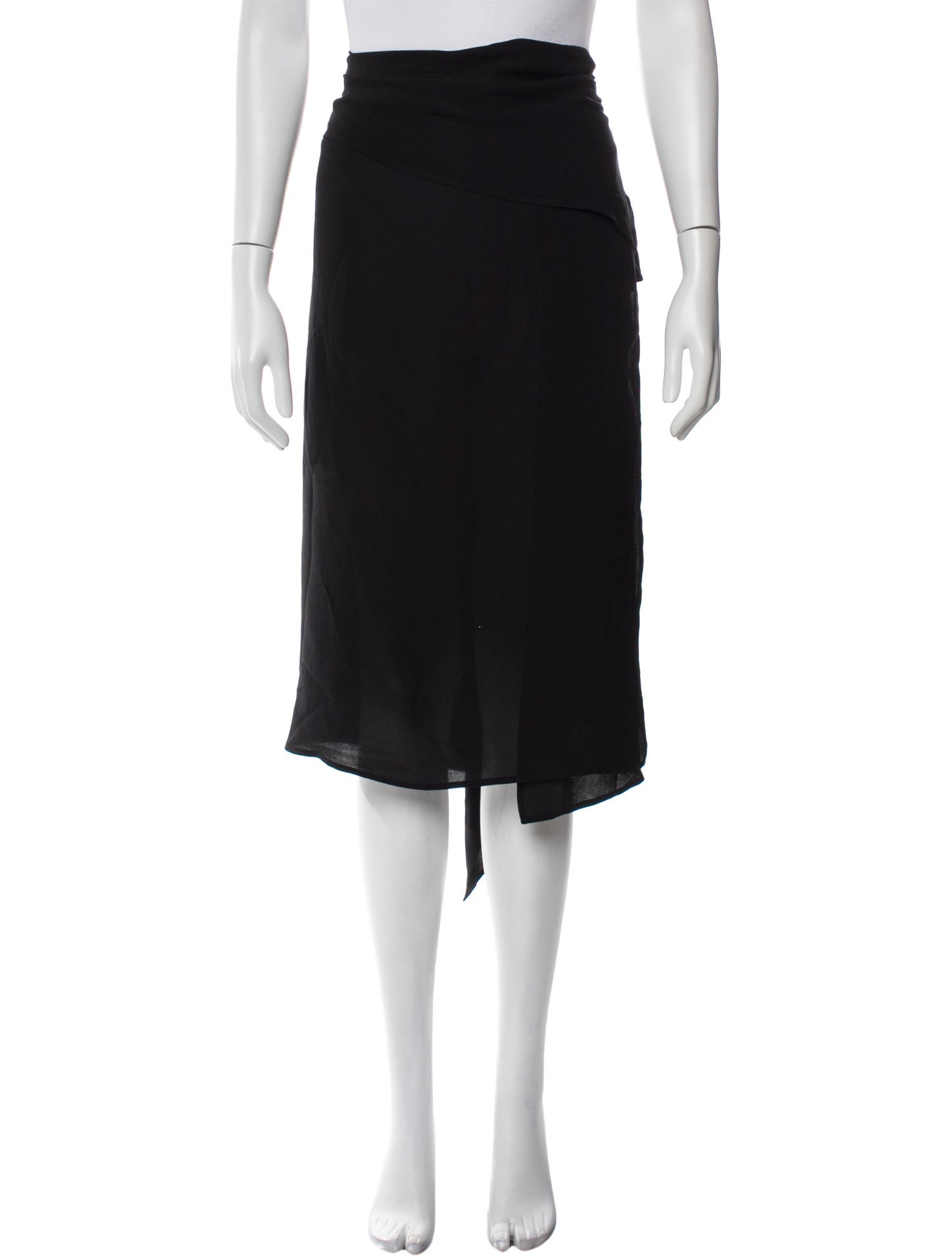 Michael Kors Silk Knee-Length Skirt