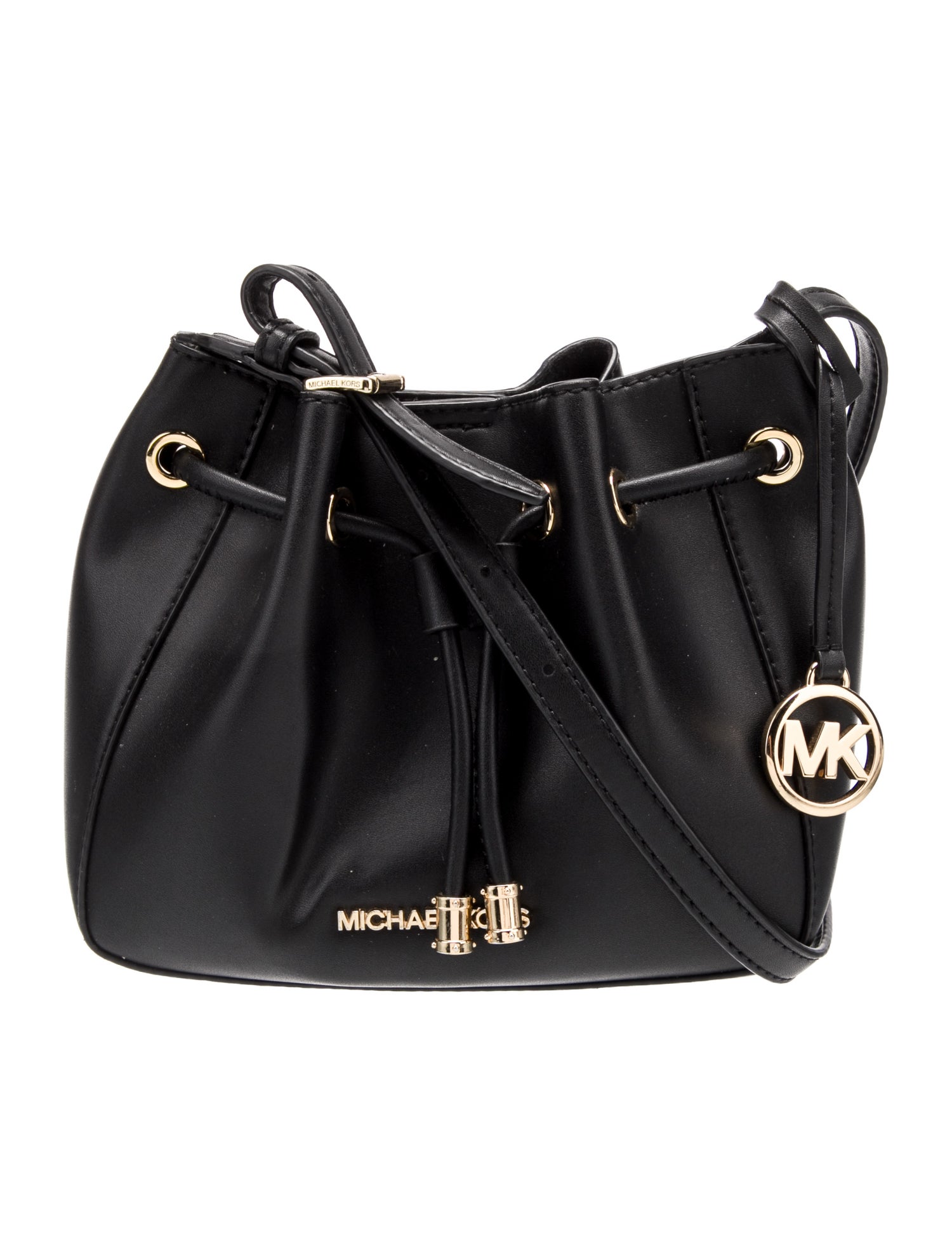 Michael Kors Leather Bucket Bag
