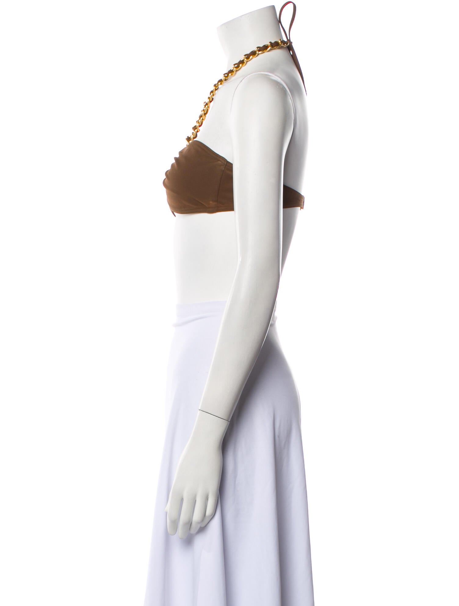 Michael Kors Nylon Halterneck Crop Top