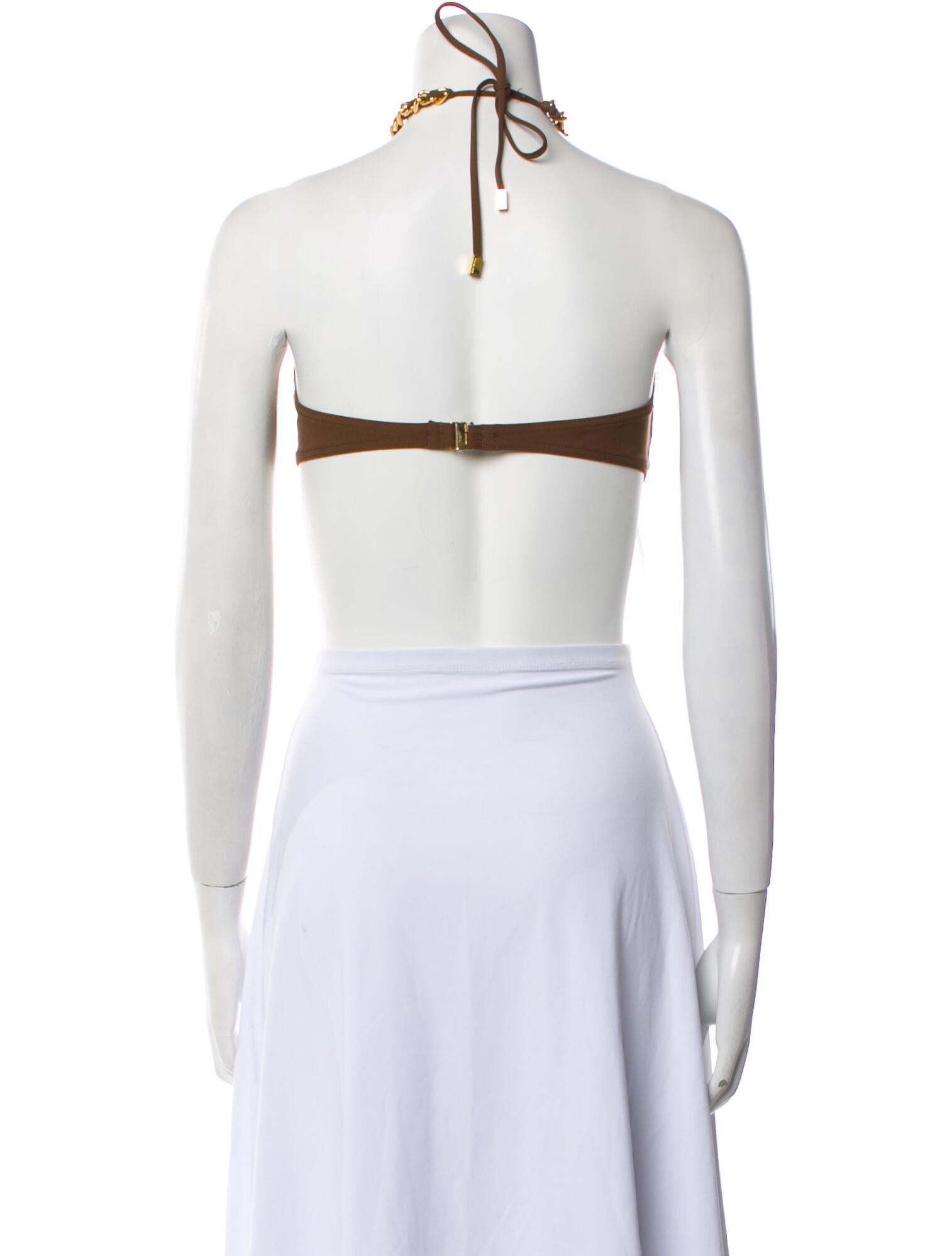 Michael Kors Nylon Halterneck Crop Top