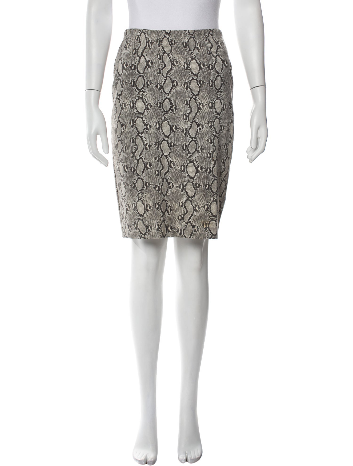 Michael Kors Animal Print Knee-Length Skirt