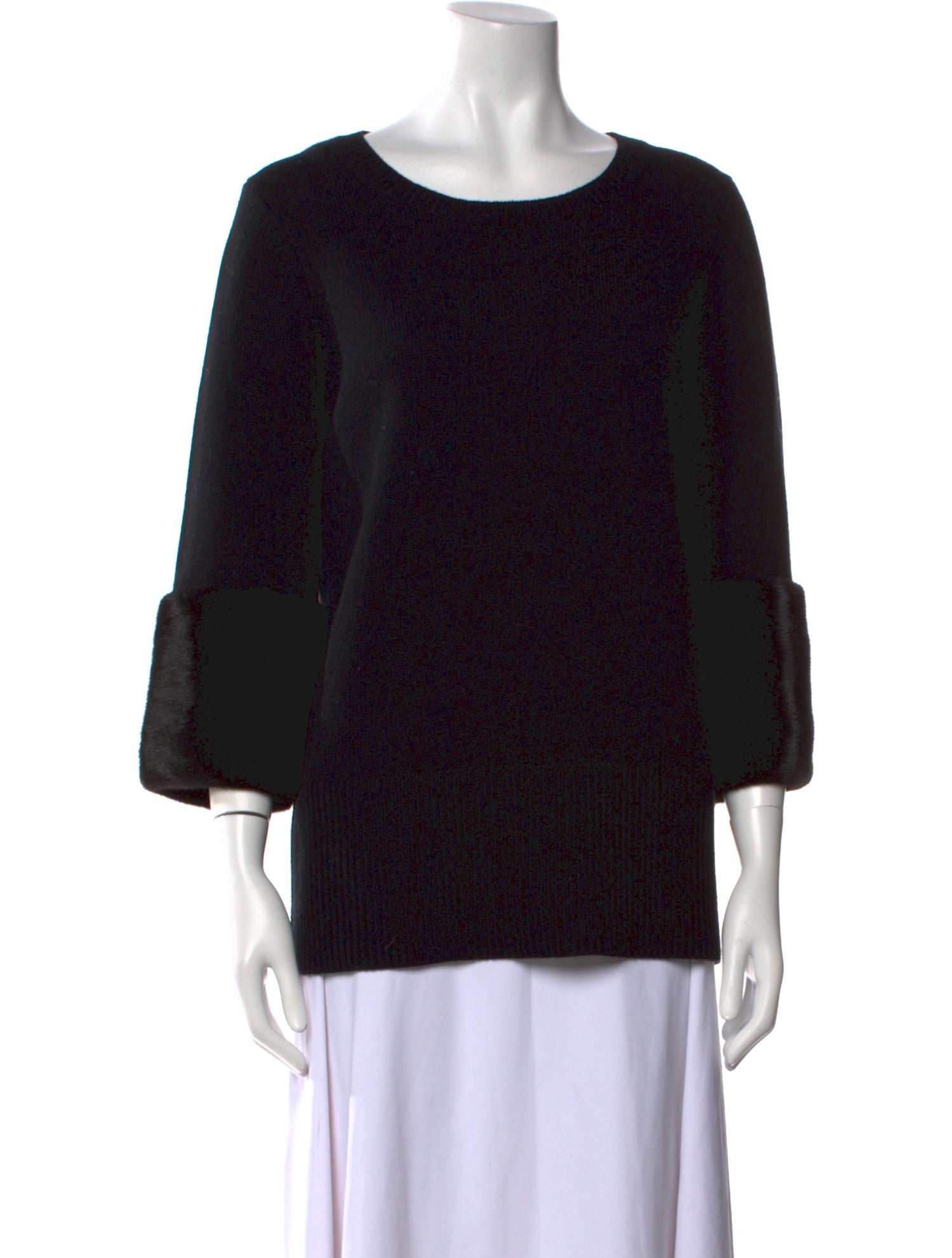 Michael Kors Mink Scoop Neck Sweater