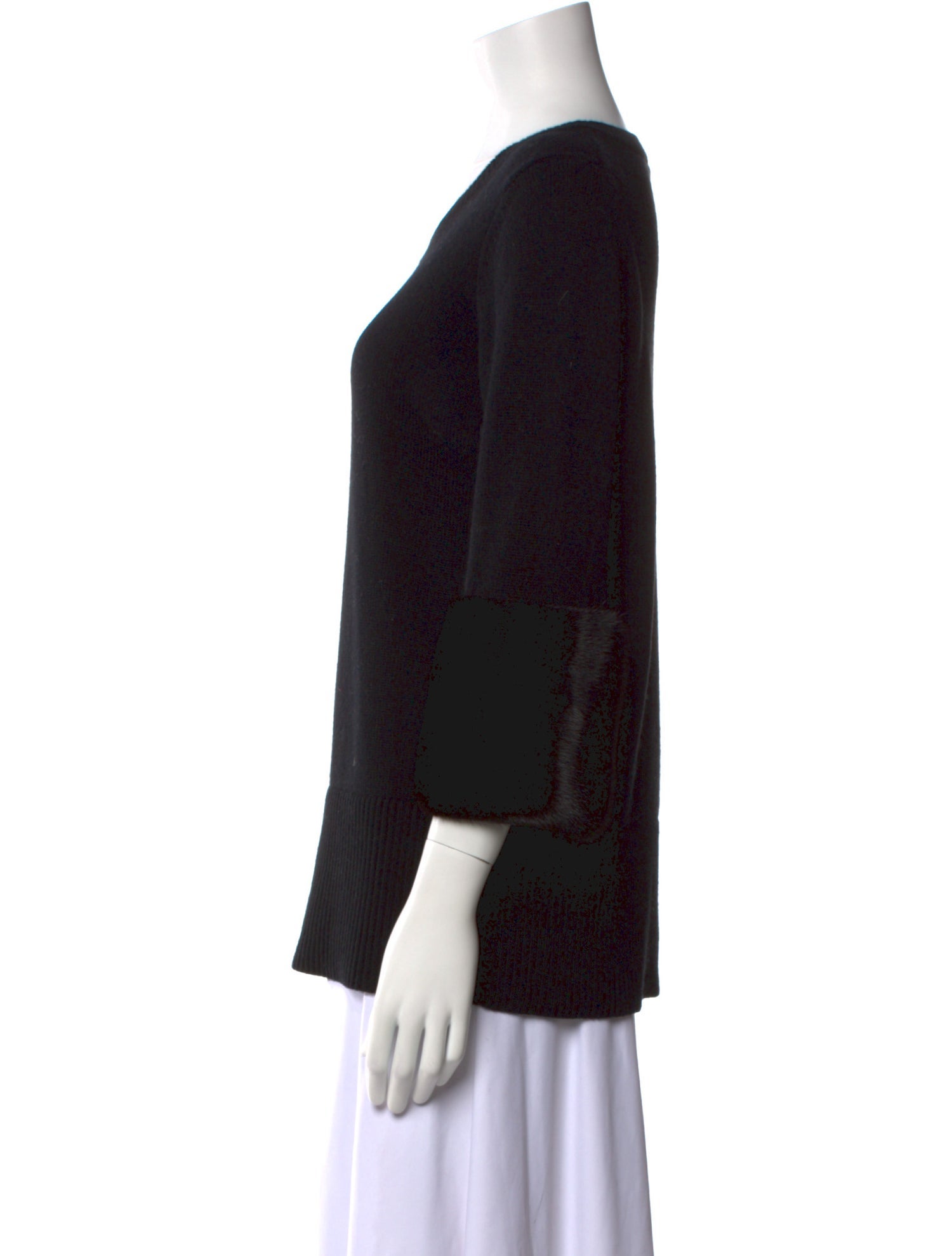 Michael Kors Mink Scoop Neck Sweater