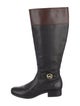 Michael Kors Leather Riding Boots