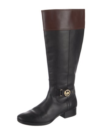 Michael Kors Leather Riding Boots