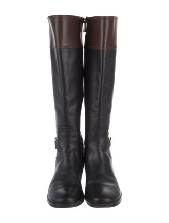 Michael Kors Leather Riding Boots