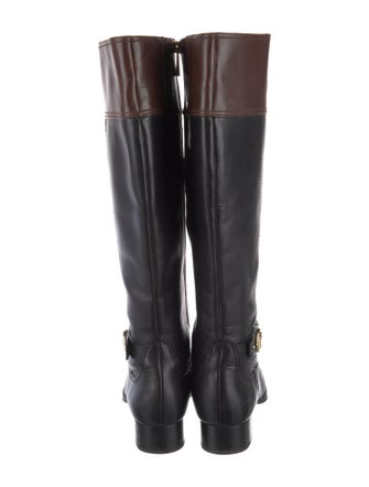 Michael Kors Leather Riding Boots