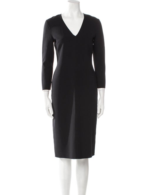 Michael Kors Wool Midi Length Dress