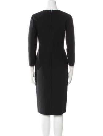 Michael Kors Wool Midi Length Dress