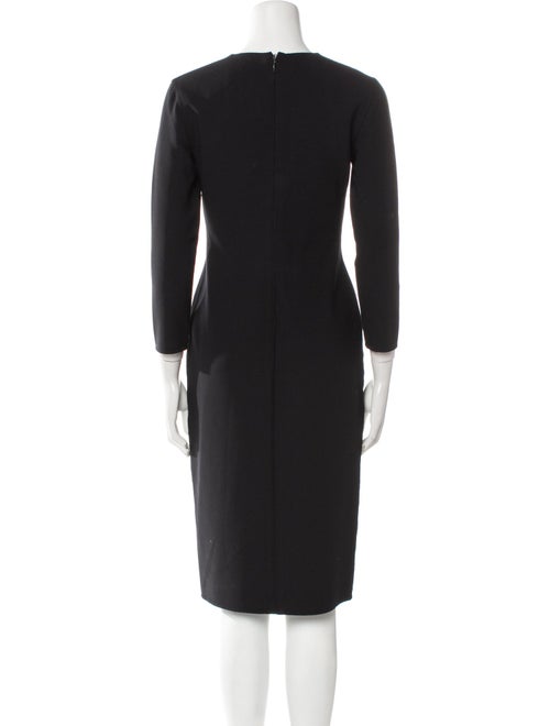 Michael Kors Wool Midi Length Dress