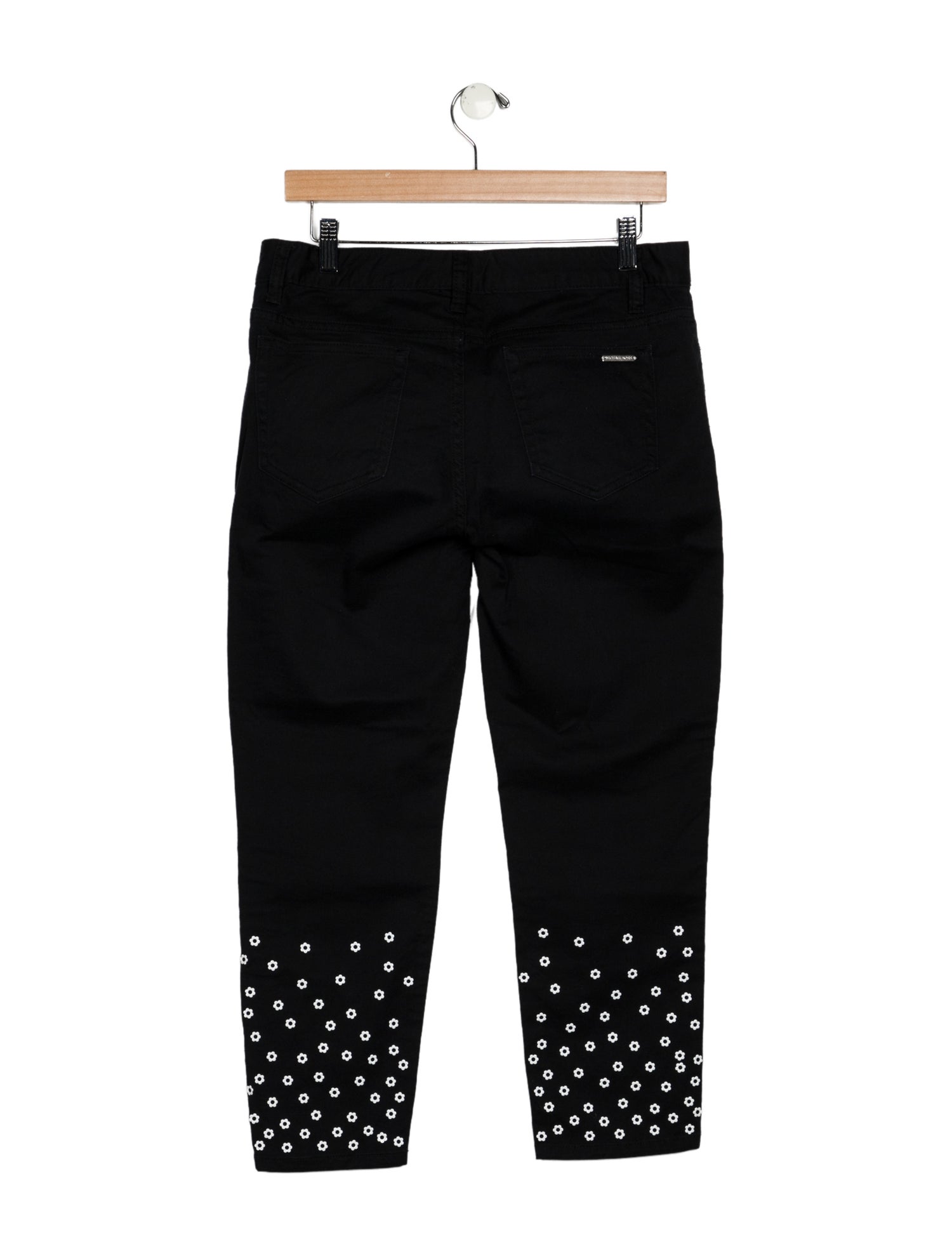 Michael Kors Mid-Rise Straight Leg Jeans