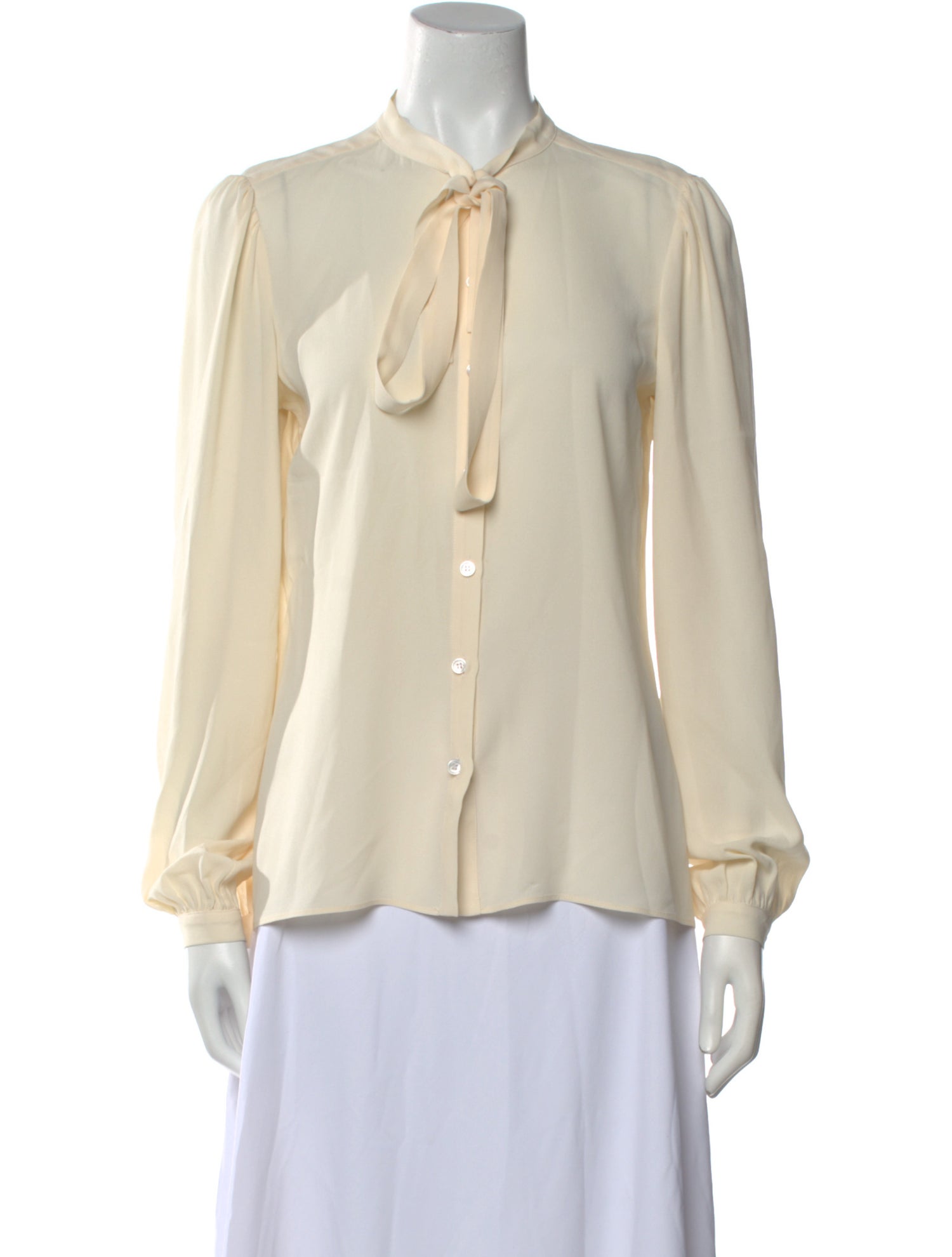 Michael Kors Silk Mock Neck Blouse